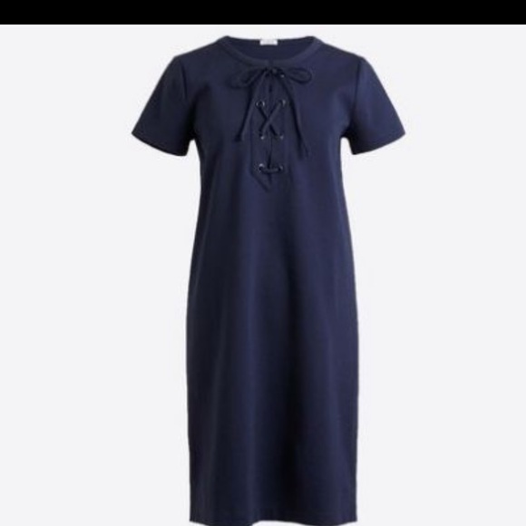 J. Crew Factory Dresses & Skirts - Jcrew Lace-up Tee Shirt Dress Xs
